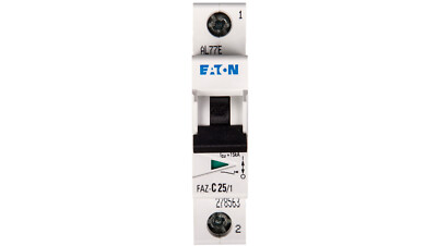EATON Leitungsschutzschalter 1P C 25A 15kA AC FAZ C25/1 278563