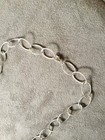 Sweet Sterling Silver Necklace BIG Oval Links Simple & Elegant 25 Inch Long