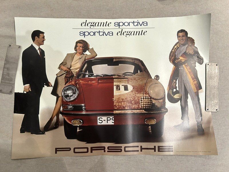Porshe 911 elegante sportiva poster A2 Factory Reprint 2013 WSRC140110S200