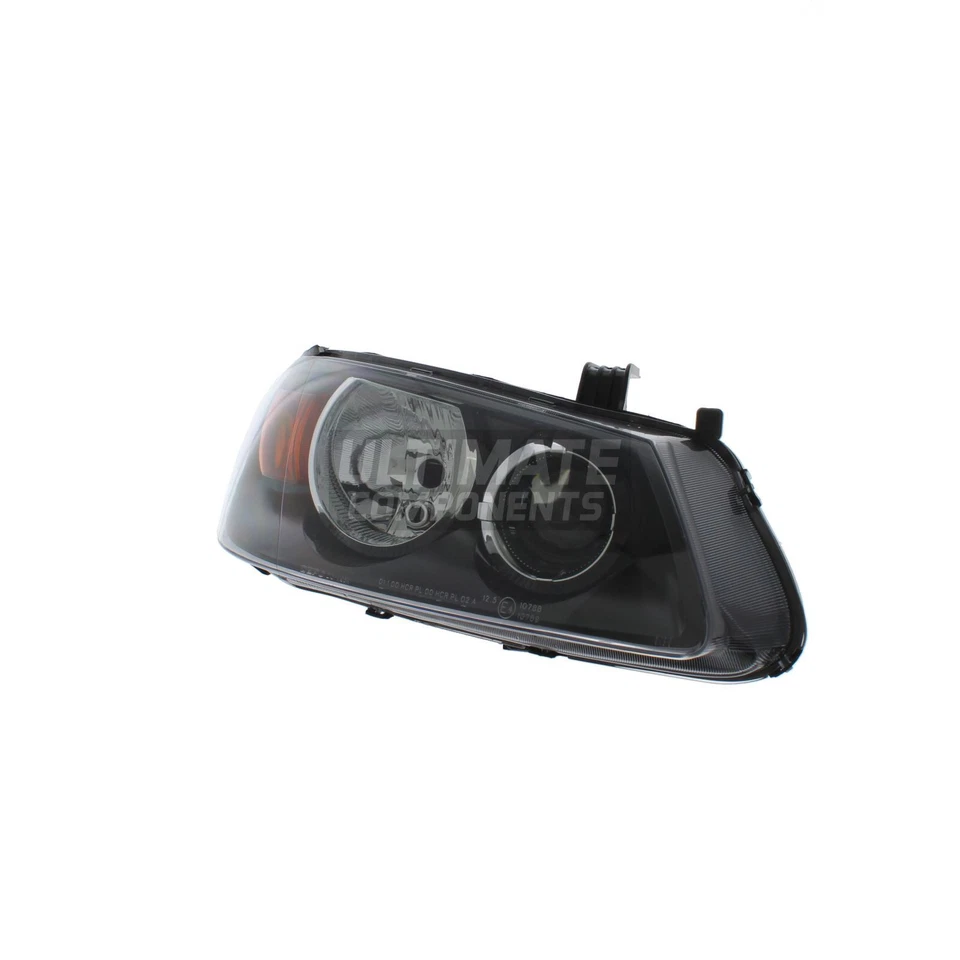 Par de faros interiores negros para Nissan Almera N16 hatchback 2003-2006 Foto 4 de 4