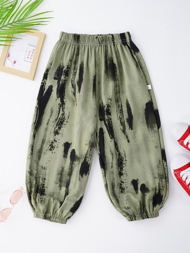 Kids Boys Pants Elastic Waistband Sweatpants Breathable Trouser Printed Park - Picture 16 of 58