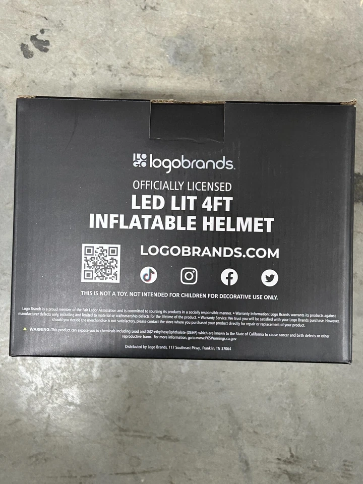 UNIVERSIDAD DE DAYTON FLYERS CASCO INFLABLE CASCO DE PATIO BROTES AL AIRE LIBRE Foto 3 de 4