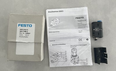 Festo Druckschalter/ Sensor  SDE5-D10-O-Q6E-P-M8-G  NEU unbenutzt   #worldwide#