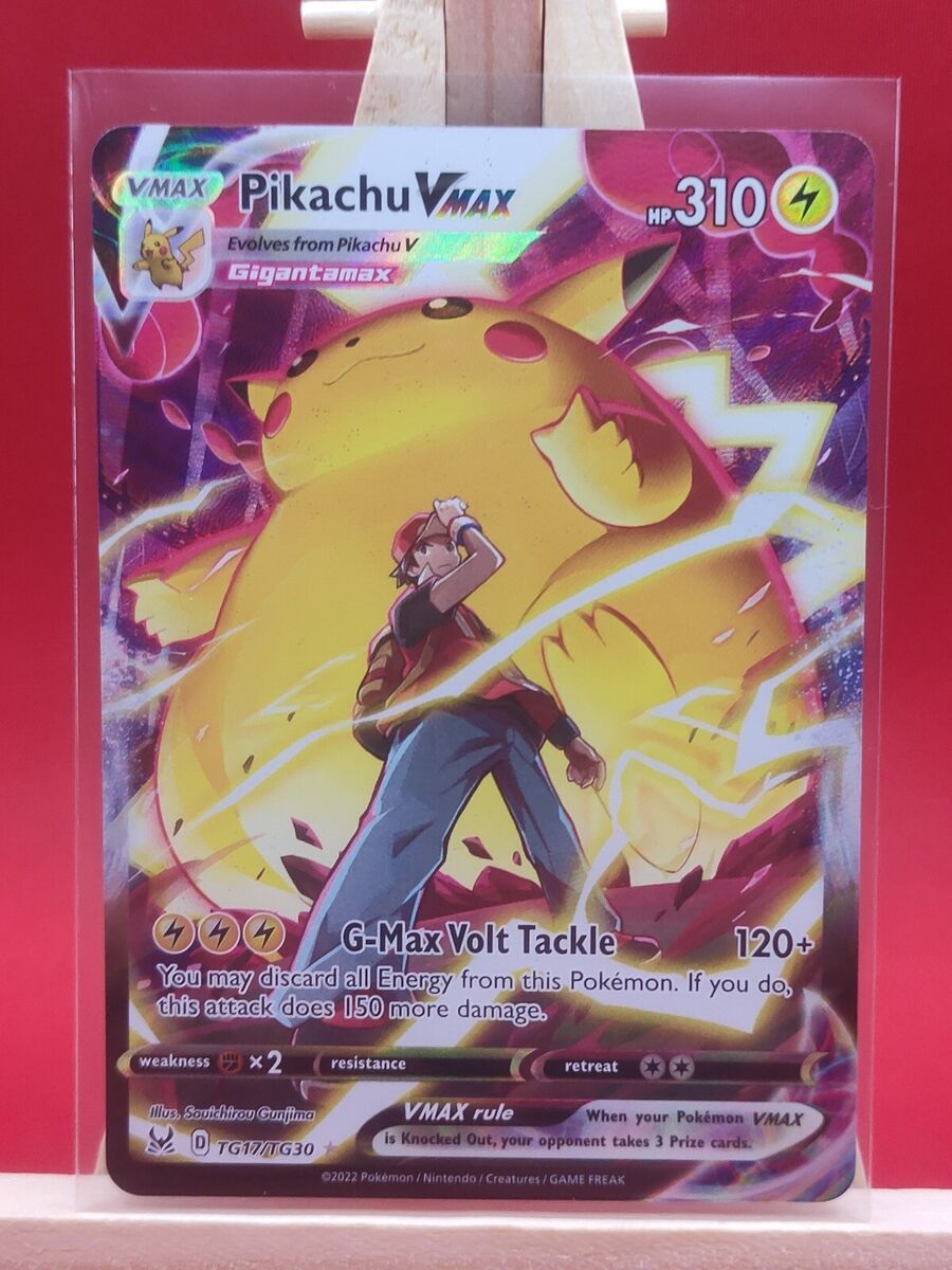 Pikachu VMAX TG17/TG30 Lost Origin Alternate Art Ultra Rare Pikachu VMAX TG17/TG30 Lost Origin Alternate Art Ultra Rare