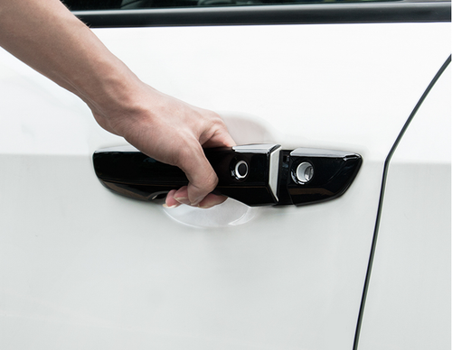 For Honda Civic 2016-2019 2020 Glossy black Outside Smart Door Handle Cover Trim - Picture 1 of 8