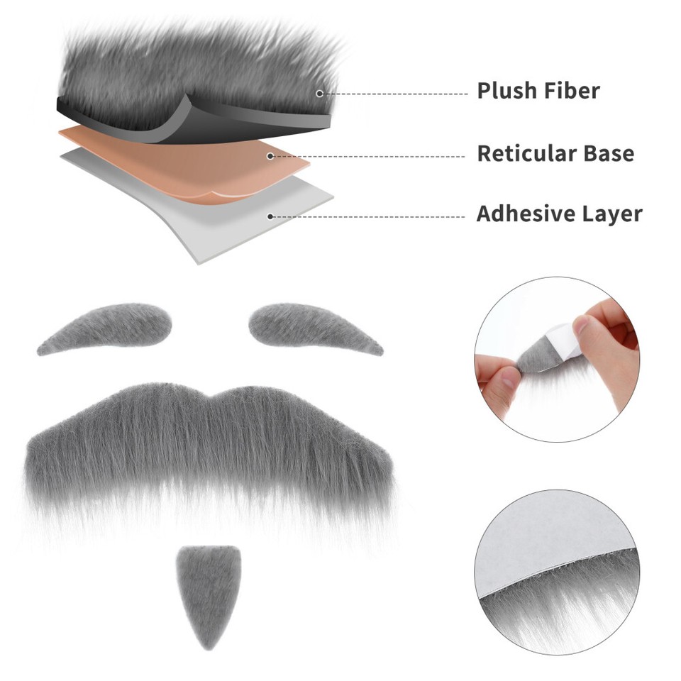 Costume Facial Hair Wizard Wig Halloween Props Ideas Accessories for