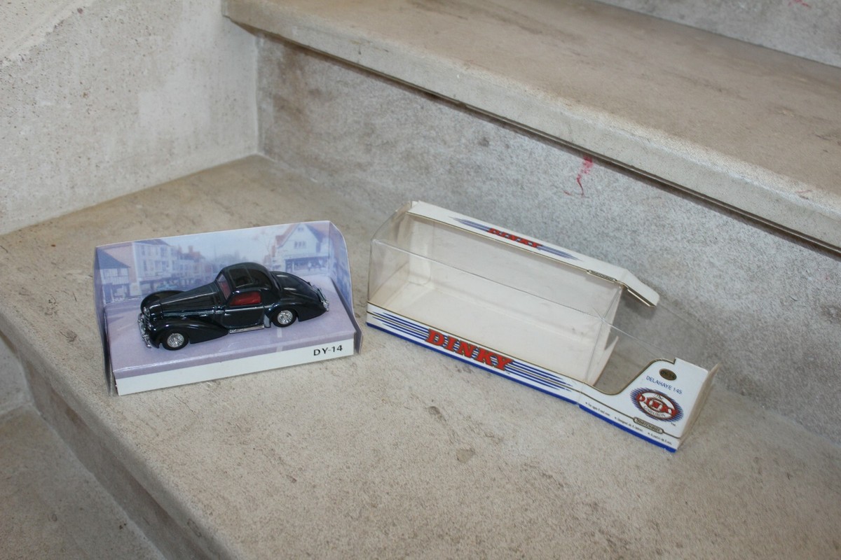Jouet Voiture Delahaye 145 Rouge Matchbox Dinky DY-14 – Modèle Diecast 1:43
