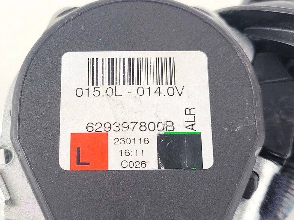 15-23 LAND ROVER DISCOVERY SPORT TRASERO IZQUIERDO LADO CONDUCTOR CINTURÓN RETRACTOR OEM Foto 2 de 2