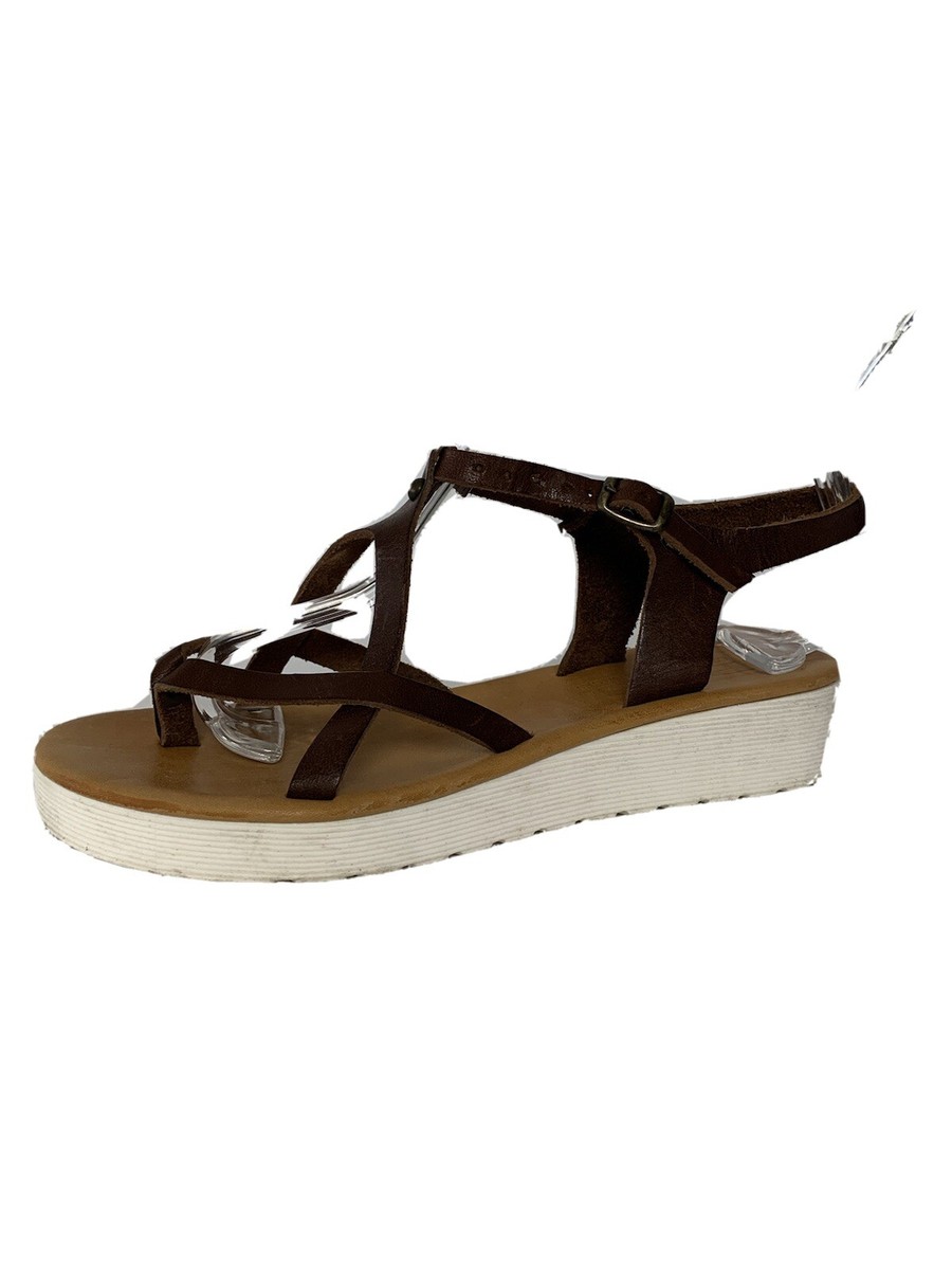 ?‍♀️?-B&B Greek Sandals-??‍♀️ Amazon.com: 5 Beige Emmanuela Greek Leather Comfortable X  main image 3