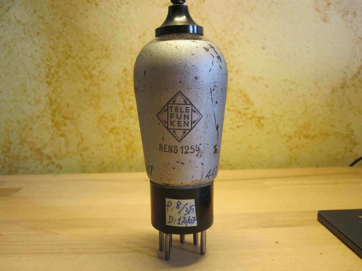 E444 Philips Röhre Tube France An4126 Rens1254 Valve Lampe RARE 6 Pins Oldest online kaufen