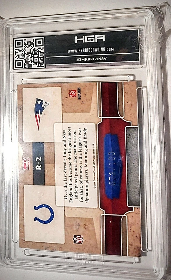 Tom Brady 2008 Donruss Gridiron Rivals Manning GOLD /100 ONLY GEM MINT NO10 READ - Image 3 of 3