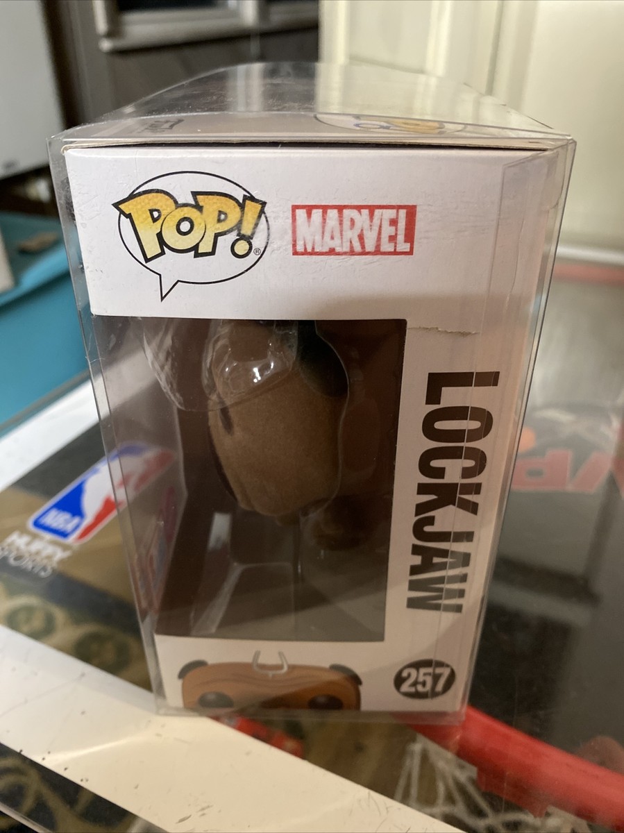 Funko Pop! Marvel Lockjaw 257 Flocked 2017 NYCC Fall Convention
