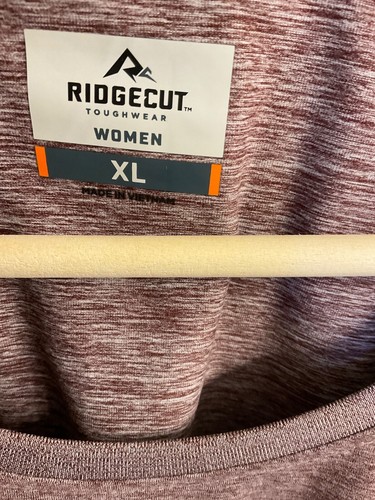 Womans Ridgecut Toughwear XL Long Sleeve Shirt Wicking UPF Odor Control Purple - Picture 6 of 7