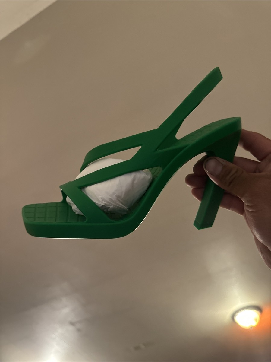 Bottega Veneta Jimbo Slingback Rubber Heeled Sandal