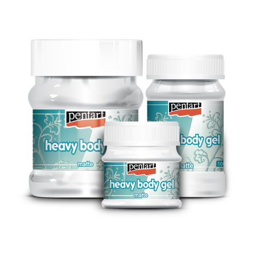 Pentart Heavy Body Gel, Thick Paste, Matte or Glossy - Picture 3 of 3