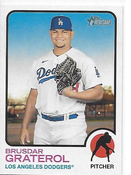 2022 Heritage Baseball SP Brusdar Graterol Dodgers | eBay