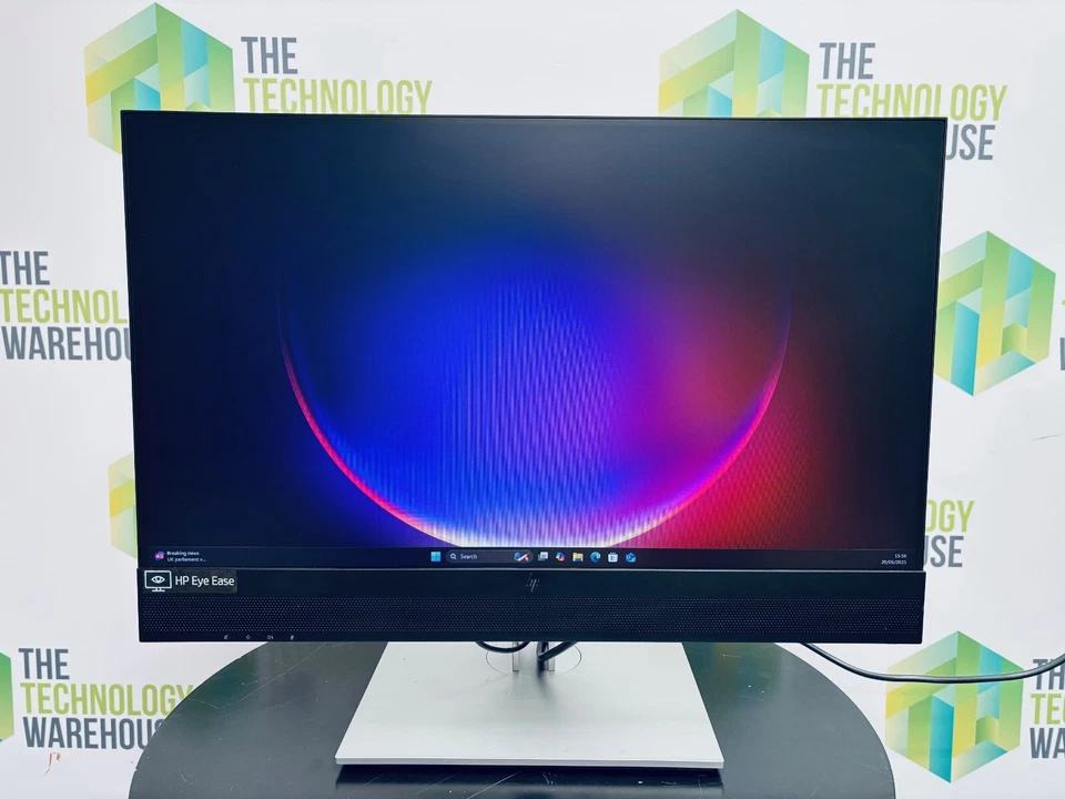 HP E24mv G4 Monitor - 24" FHD 1920 x 1080 Conferencing Speakers & Webcam + Stand - Image 3 of 4