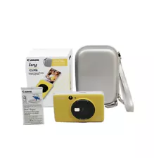 Canon Ivy CLIQ Instant film Camera Printer - Bumblebee Yellow