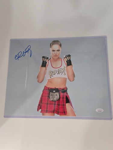 Ronda Rowdy Rousey WWE UFC Signed 11x14 Photo JSA Cert. | eBay