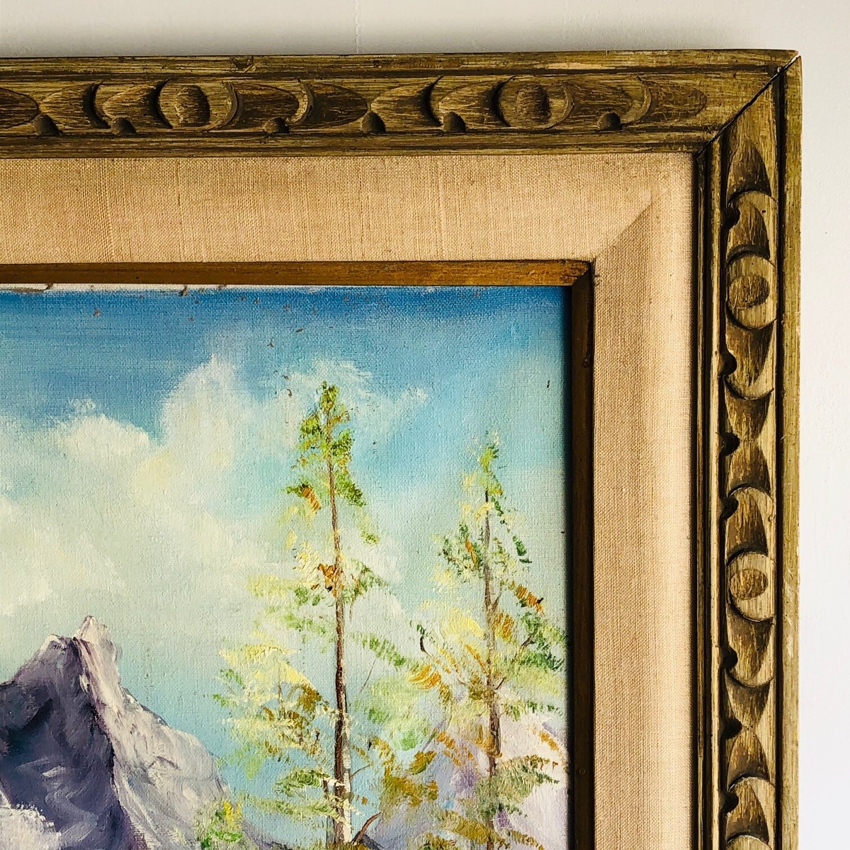 Original Mid Century California Landscape Oil Painting