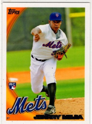 2010 Topps Baseball Jenrry Mejia No. 395 New York Mets