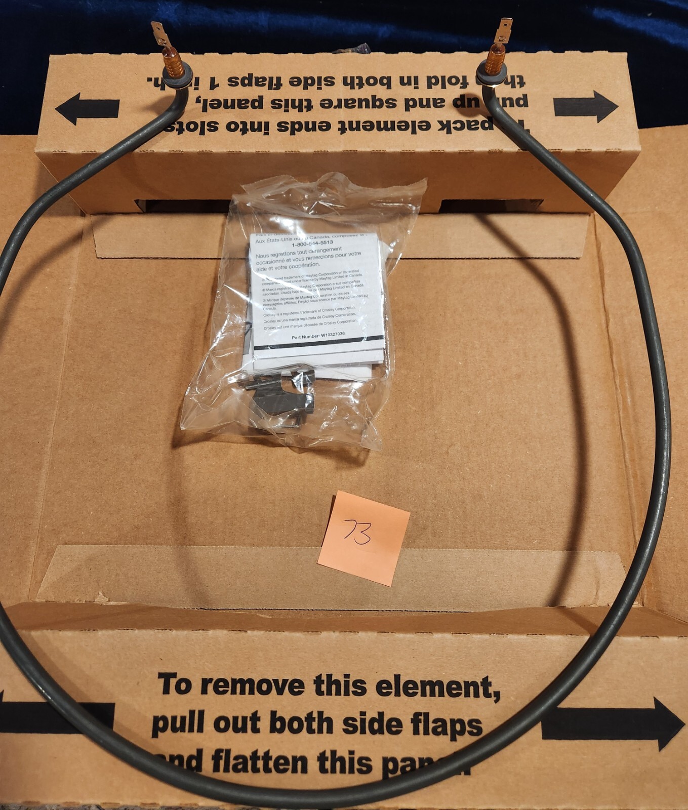 W10327037 OEM Genuine, Whirlpool, Dishwasher Heater Element Kit W10327037 New eBay