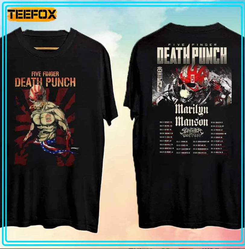 Five Finger Death Punch Tour 2024 Unisex T-Shirt