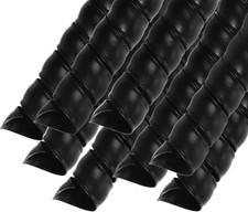 8 Pcs Spiral Tube Wrap Cable Management Sleeve Flexible PP Cord Organizer