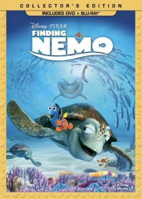 Finding Nemo (Three-Disc Collector's Edition: Blu-ray/DVD in DVD Pac - GOOD