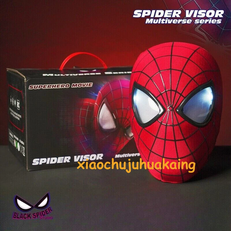 The Amazing Spider-Man Peter Parker Mask 1:1 Wearable Moving Eyes Remote Control - Image 3 of 4