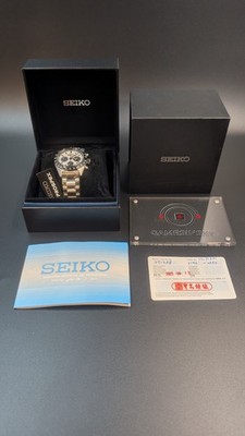 [US] New Seiko Prospex Speedtimer Solar Chronograph 39MM Panda Watch SSC813 SBDL