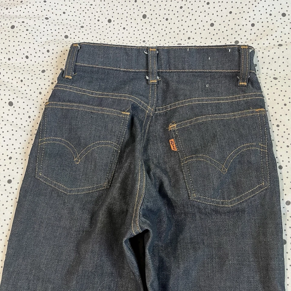 Camisa de mezclilla vintage de los años 70 para niños pequeños (lote de 3) Levi's Flare Jeans Sears Foto 3 de 4