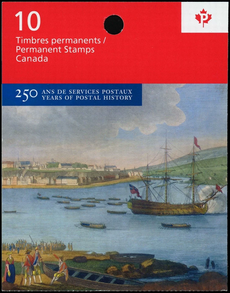 Canada Stamps Booklet of 10, Benjamin Franklin, Quebec City, #2649a, BK541 MNH - Image 2 of 2