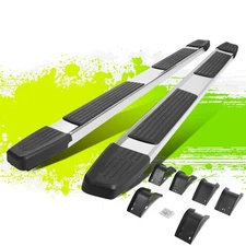 6" Flat Style Polished Step Nerf Bar Running Boards for Dodge Ram Crew Cab 09-22