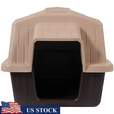 Durable All Weather Outdoor Dog House W/ Ventilation Small Pets  Strays New