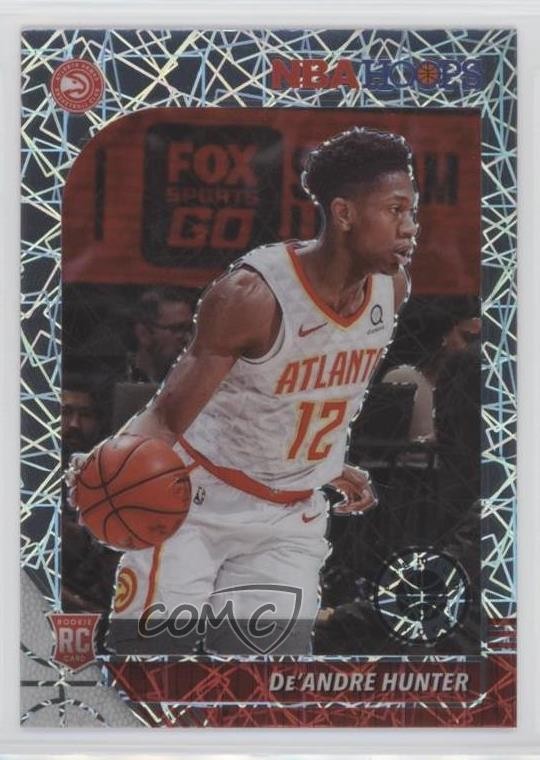 2019 Panini NBA Hoops Premium Stock Silver Lazer Prizm De'Andre Hunter #202 0e6p