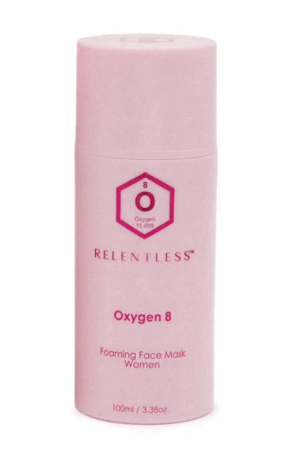 Relentless Skincare Oxygen 8 Foaming Face Mask Energizing Ingredients 3.38oz NIB