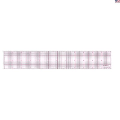8ths Graph Beveled Ruler, 2 in