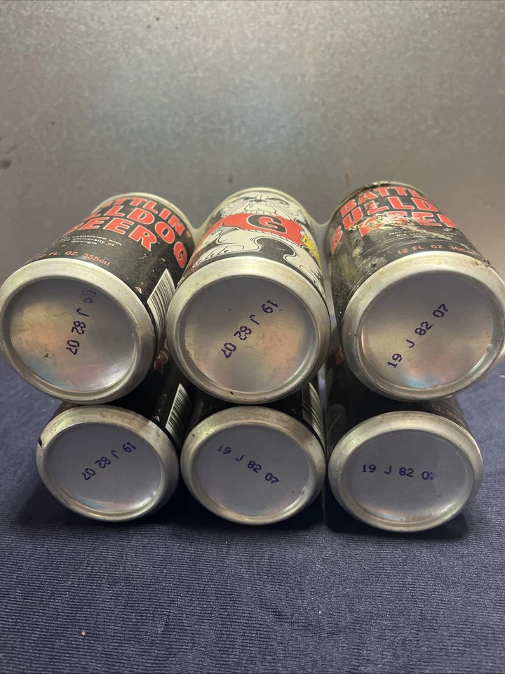 Battlin ’ Bulldogs Beer 6 Pack 1980 - Image 4 of 4