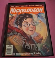 Harry Potter Nickelodeon Magazine Cover Only Framed Print Ad 1999 8.5X11