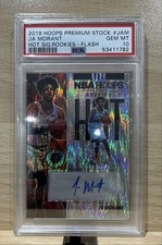 2019-20 NBA Hoops Premium - Hot Signature-Flash Auto Ja Morant #HS-JAM RC PSA 10