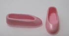 Vintage Barbie SKIPPER DOLL ROUND TOE CLASSIC FLAT SHOES~LIGHT PINK SlipOn
