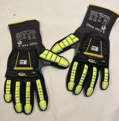 Ansell Ringers Impact Resistant Gloves R840VP;  1J.