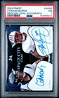 2024 TOPPS FINEST MERCURY STROUD DUAL AUTO CJ STROUD/EDDIE GEORGE 7/10 PSA 7