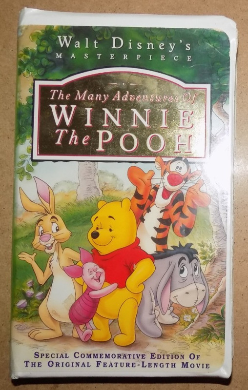 The Many Adventures of Winnie-the-Pooh VHS TAPE (SOLD AS IS)