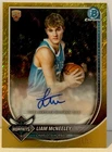 2025-26 Bowman Chrome ~ Liam McNeeley ~ Rookie Auto ~ #/50 Gold Shimmer