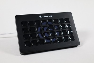 Elgato Stream Deck XL 32-Key Control Pad w/ Stand   Tested Working