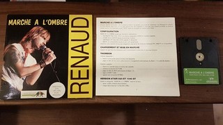 Jeu Renaud Marche à l'ombre (Infogrames) Amstrad CPC 6128 / 664 / 464 Tested OK