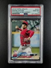2018 Topps Update SHOHEI OHTANI Rookie RC Pitching In Red Jersey #US1 PSA 10