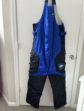Arctiva Snowmobile Racing Bib Overalls Mens Large Royal Blue Insulated Outdoor
